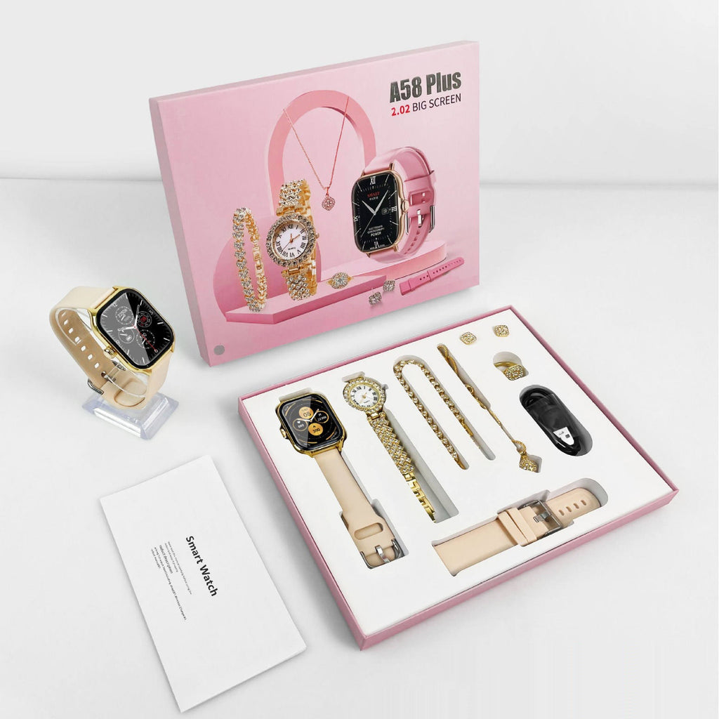 Coffret Montre Connectée A58 Plus pour Femme
