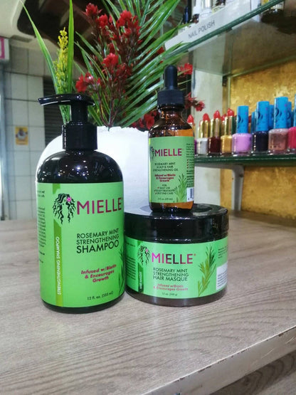 Millie pack of hair mask, essential oil, shampoo عبوة ميلي من قناع الشعر، زيت عطري،شامبو