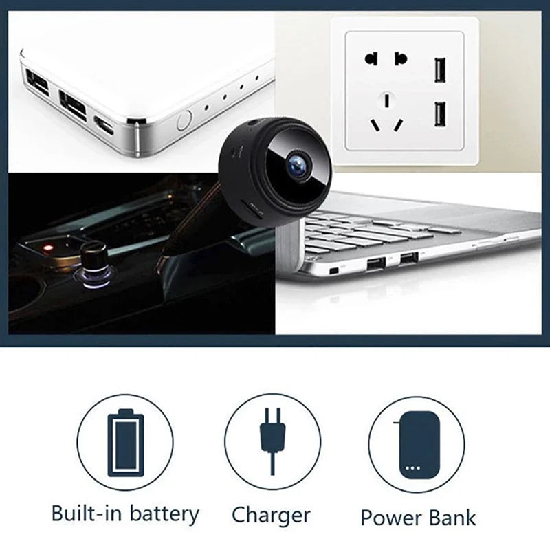 Mini Caméra de Surveillance Wi-Fi A9 – 480P