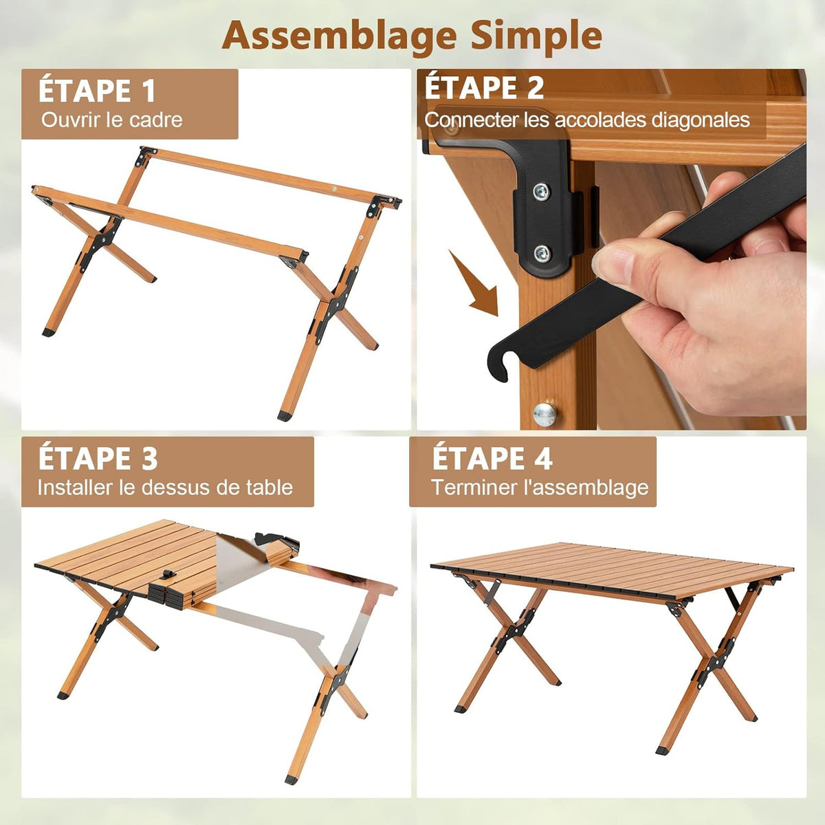Table de Camping Pliante GOPLUS   Copier