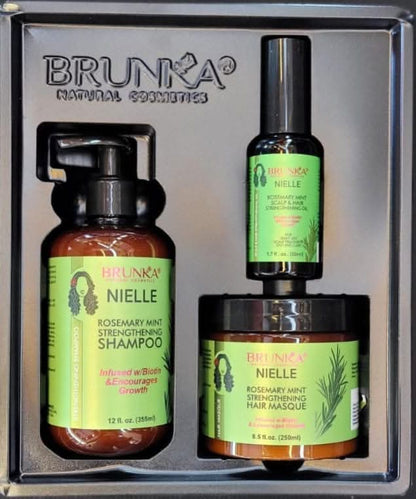 Millie pack of hair mask, essential oil, shampoo عبوة ميلي من قناع الشعر، زيت عطري،شامبو